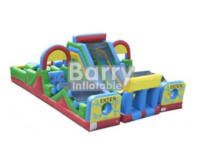 Hot obstacle course bounce house,obstacle courses bouncer,inflatable bouncer obstacle course BY-OC-063